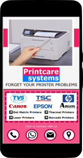 Printer Service Digital Card
